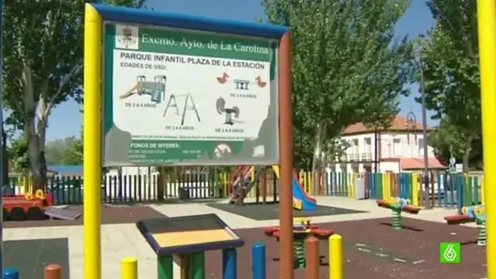 El parque dónde desaparecieron los niños en La Carolina, Jaén El parque dónde desaparecieron los niños en La Carolina, Jaén