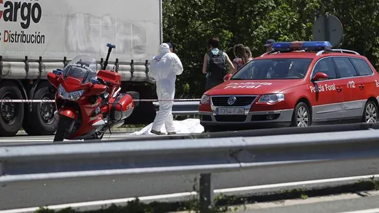 Detenido un ertzaina por la muerte a tiros de un camionero en Navarra Detenido un ertzaina por la muerte a tiros de un camionero en Navarra