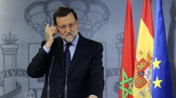 Mariano Rajoy comparece ante la prensa en Moncloa