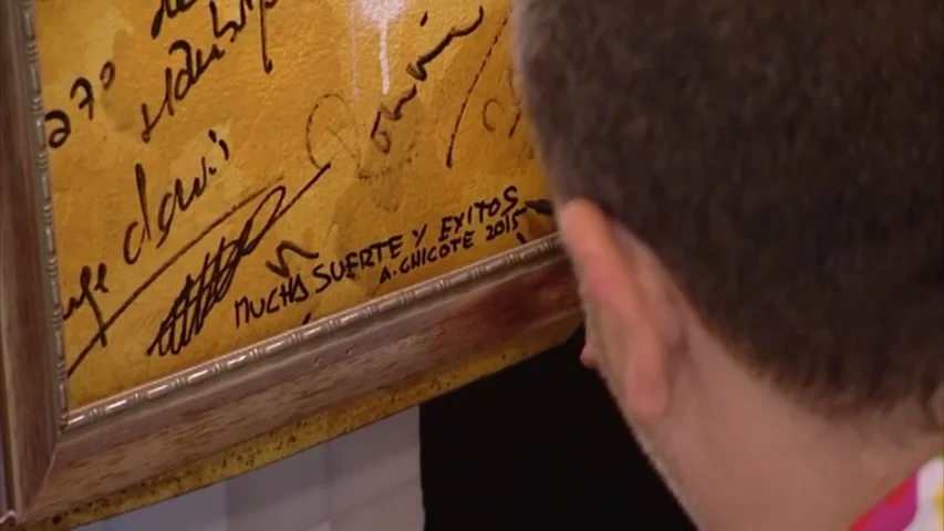 Firma de Alberto Chicote