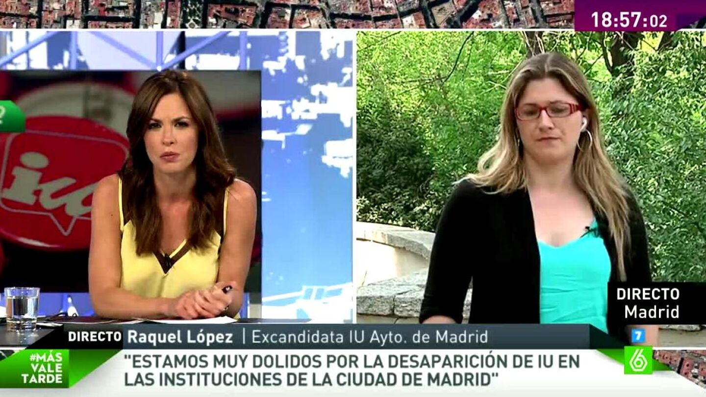 Raquel L&oacute;pez: "Estamos muy dolidos con la desaparici&oacute;n de IU en las instituciones de la ciudad de Madrid"