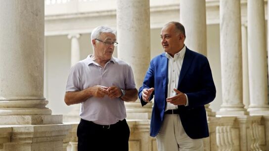 Joan Rib&oacute; y Joan Calabuig se re&uacute;nen para tratar sobre el futuro gobierno de la ciudad de Valencia