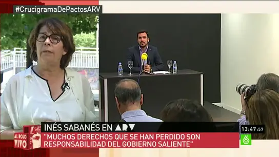 Inés Sabanés: "Más que como una quiebra, quiero ver la situación de IU como una oportunidad" Inés Sabanés: "Más que como una quiebra, quiero ver la situación de IU como una oportunidad"