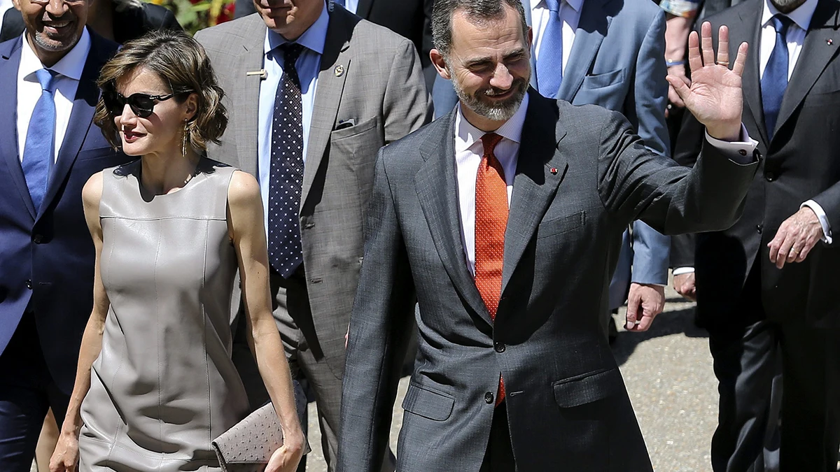 Los reyes Felipe VI y Letizia