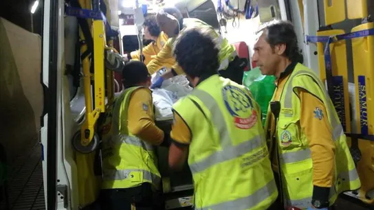 Joven apuñalado en estado crítico Joven apuñalado en estado crítico