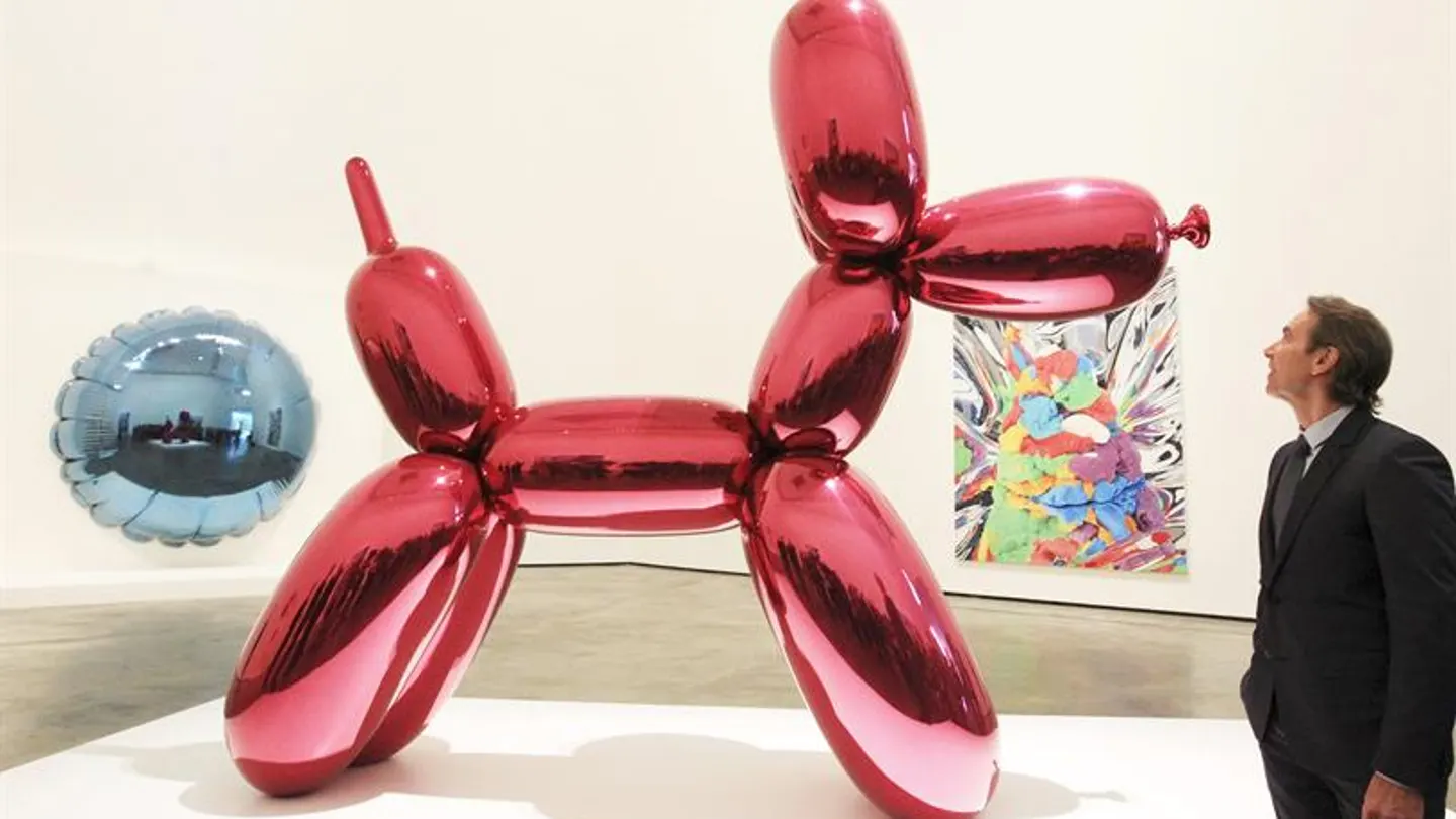 Imagen de Jeff Koons en el Museo Guggenheim Imagen de Jeff Koons en el Museo Guggenheim