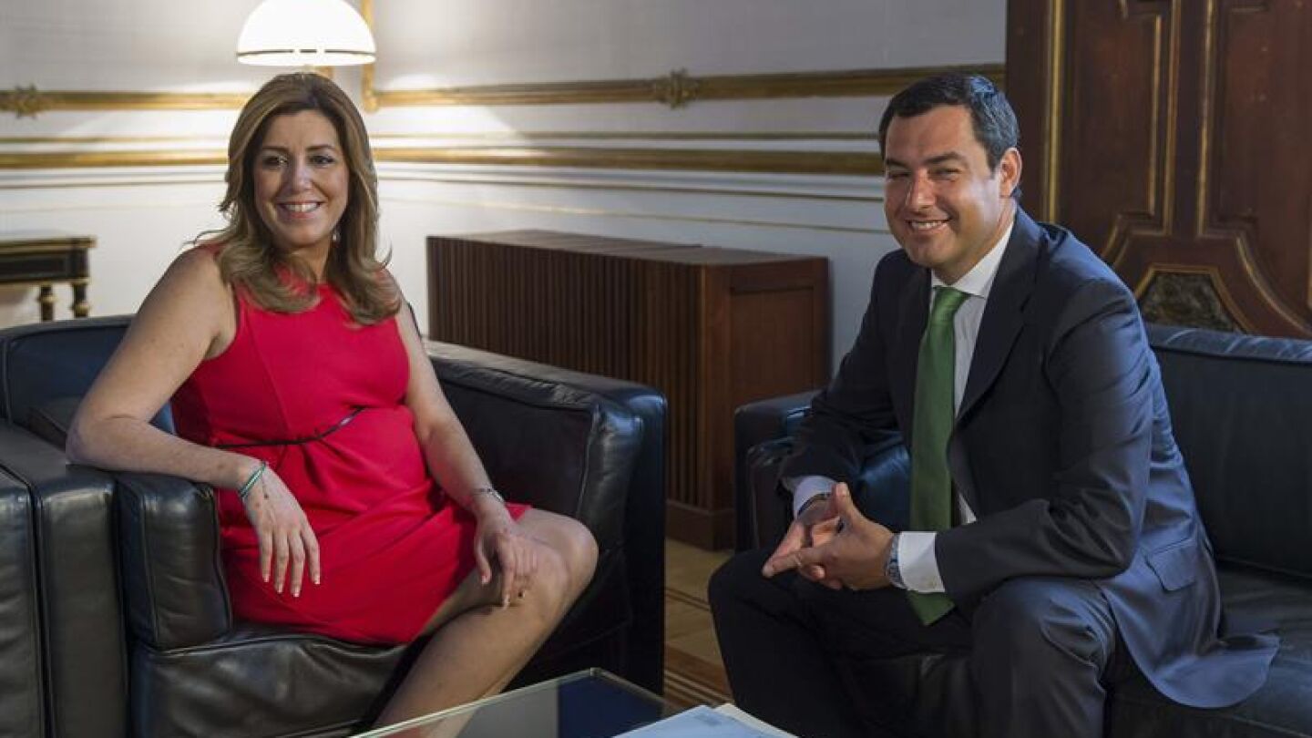 Susana D&iacute;az y Juanma Moreno