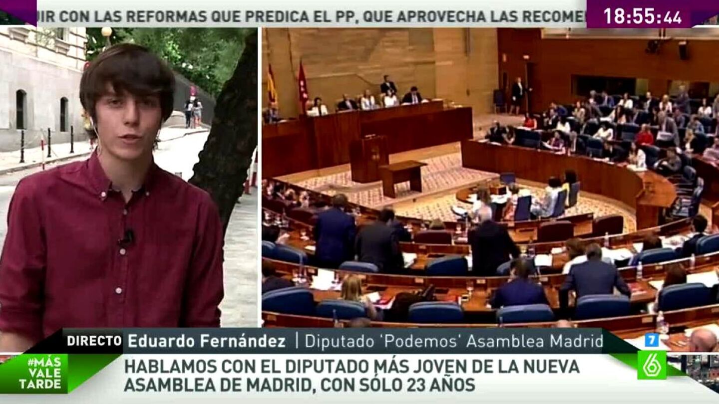 Eduardo Fern&aacute;ndez, diputado de Podemos en Madrid