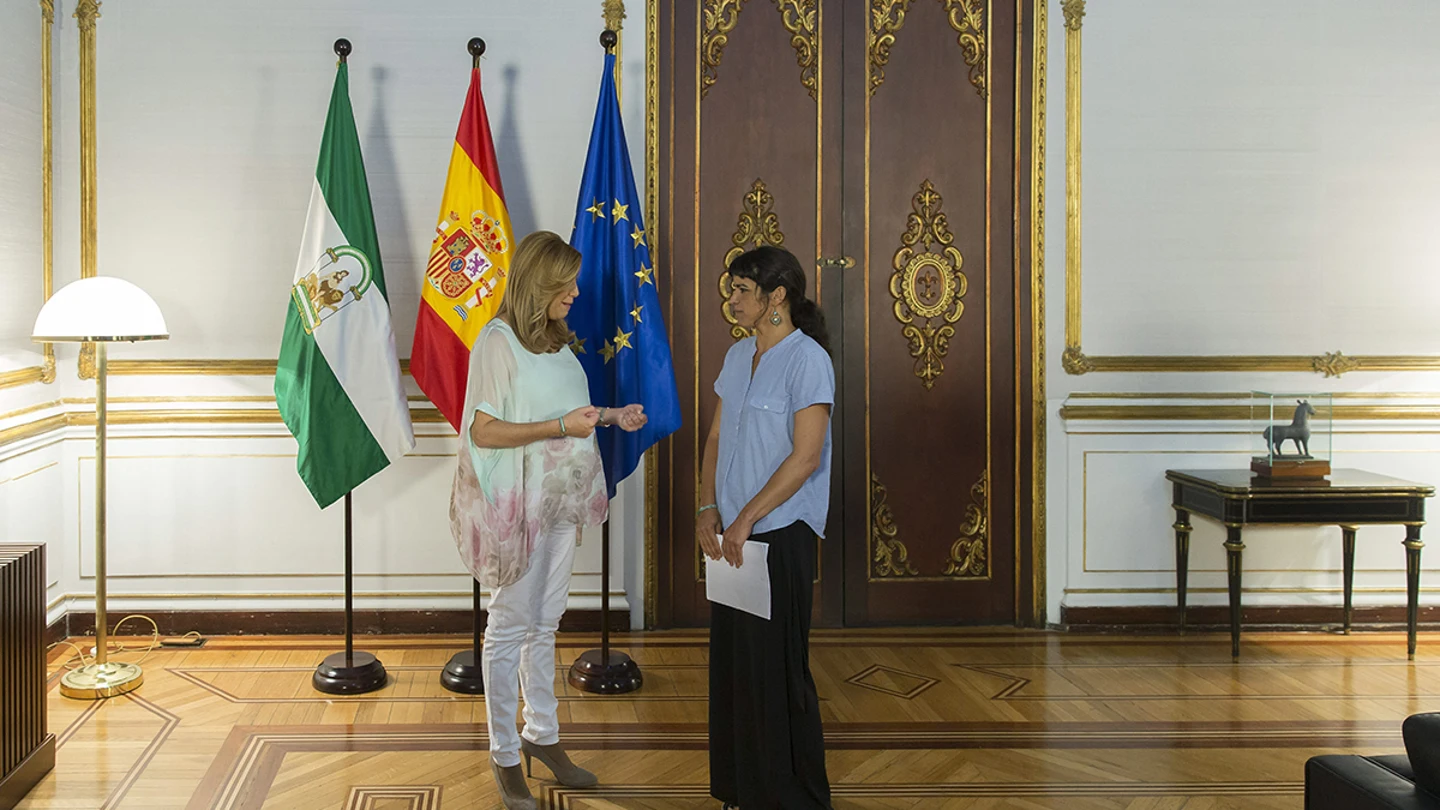 Susana Díaz y Teresa Rodríguez Susana Díaz y Teresa Rodríguez