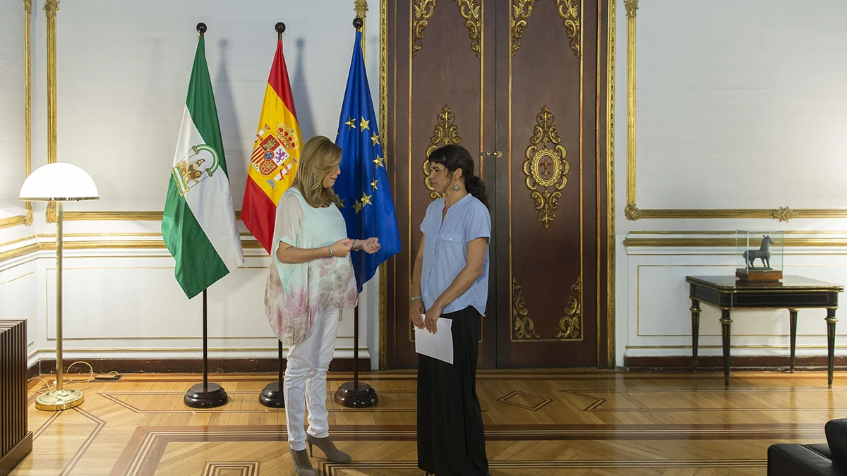 Susana Díaz y Teresa Rodríguez Susana Díaz y Teresa Rodríguez
