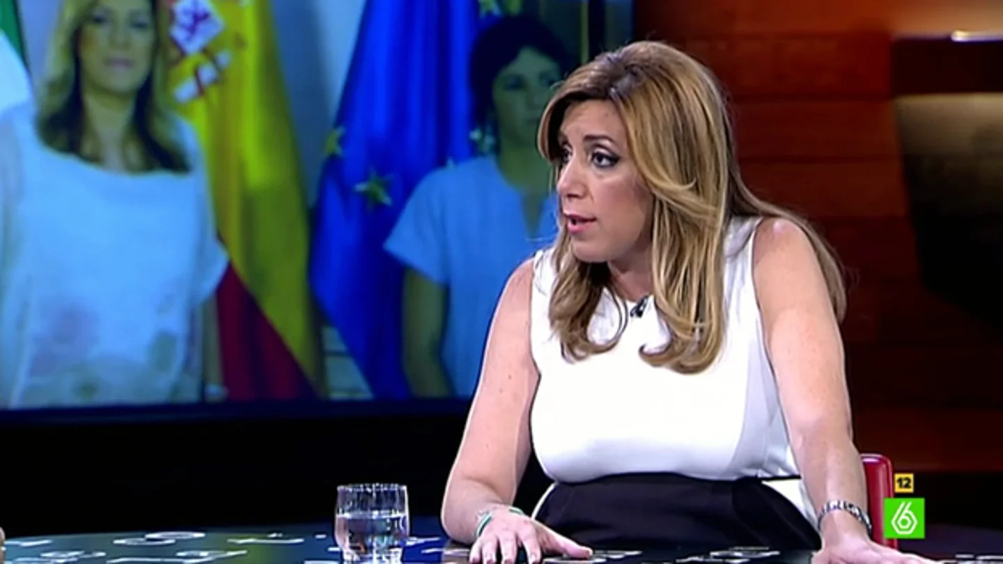 Susana Díaz, en 'El Intermedio' Susana Díaz, en 'El Intermedio'