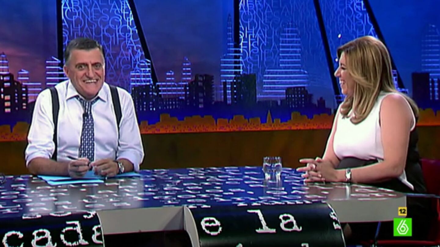 Susana D&iacute;az visita 'El Intermedio'