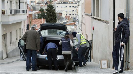 Operativo policial en Barcelona
