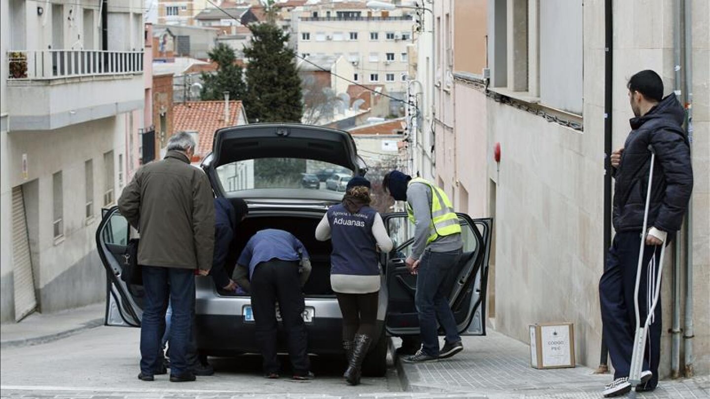 Operativo policial en Barcelona