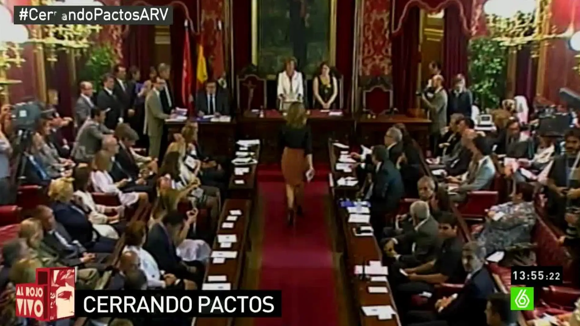 Votación en el Ayuntamiento de Madrid