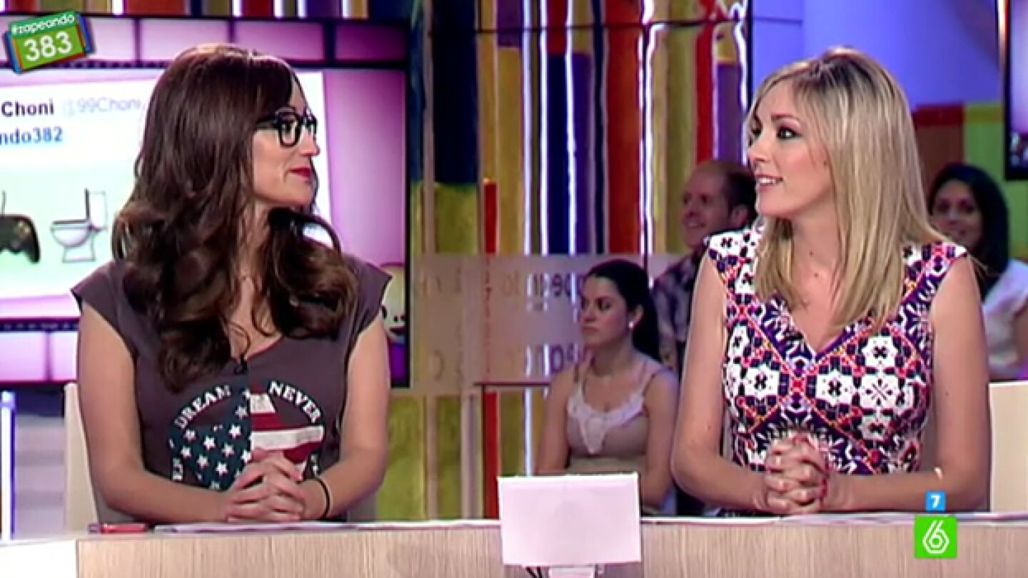 Ana Morgade y Anna Simon, en Zapeando