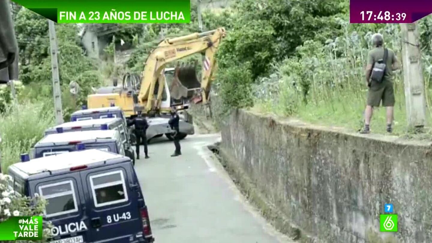 Derriban una casa en Ourense tras 24 a&ntilde;os de denuncias