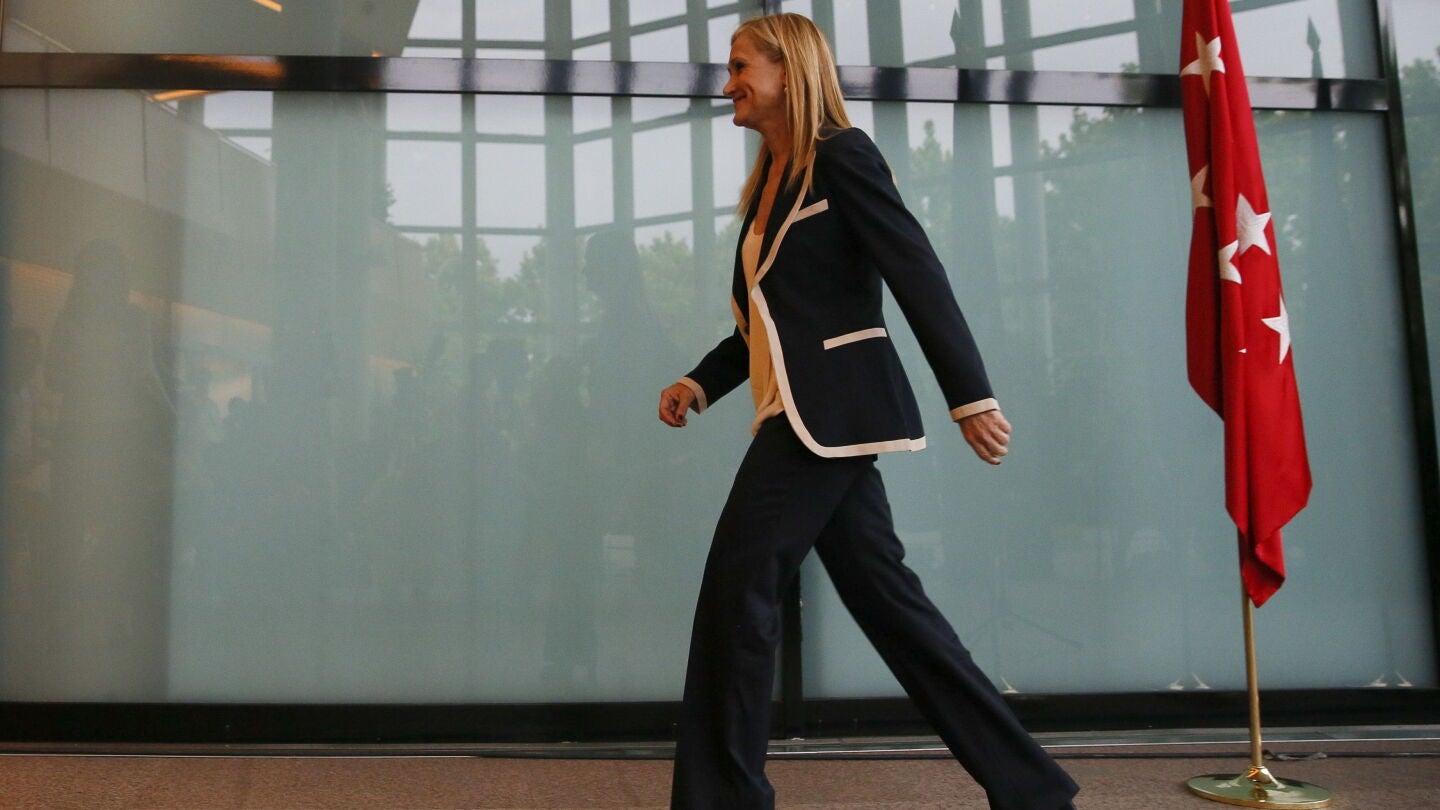 La candidata del PP a la Presidencia de la Comunidad de Madrid, Cristina Cifuentes