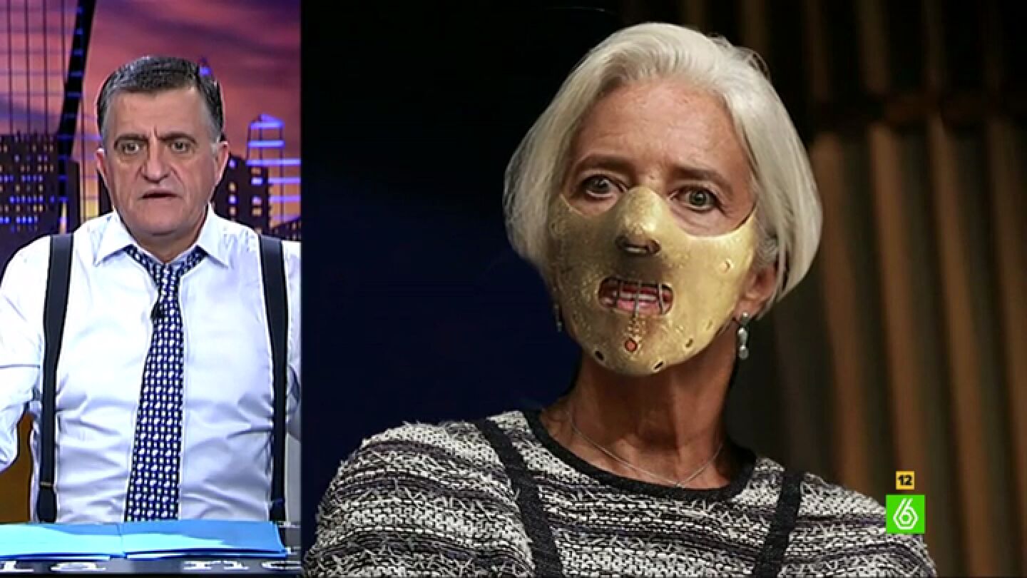Christine Lagarde como Hannibal Lecter
