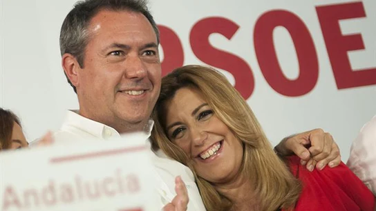 Juan Espadas y Susana Díaz Juan Espadas y Susana Díaz