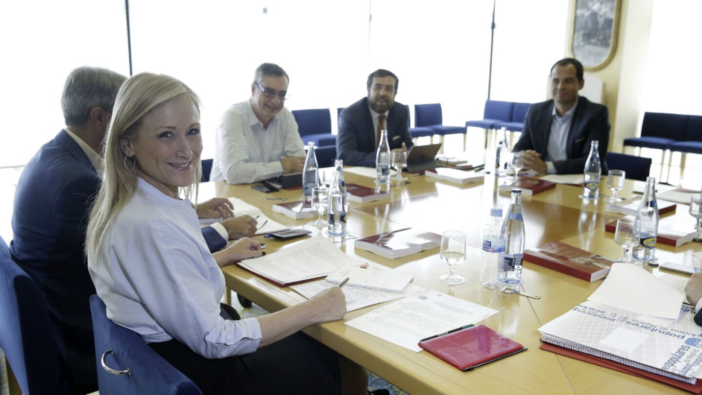 Cifuentes y Aguado, en una reuni&oacute;n