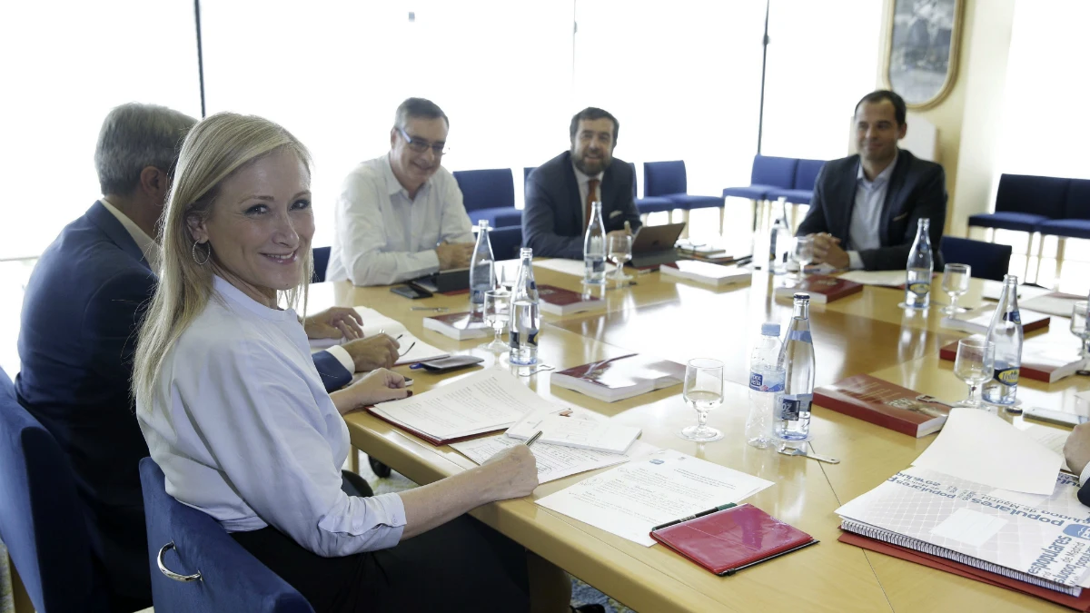 Cifuentes y Aguado, en una reuni&oacute;n