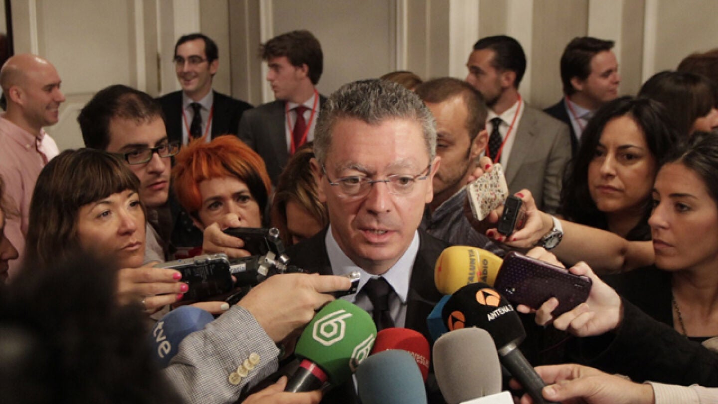 El exministro de Justicia, Alberto Ruiz Gallard&oacute;n