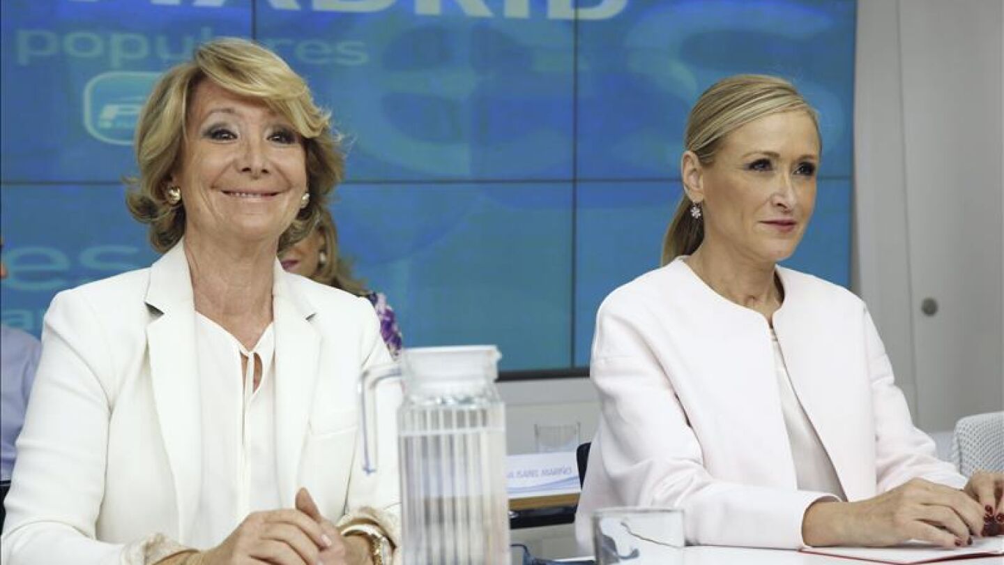 Esperanza Aguirre y Cristina Cifuentes
