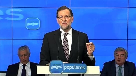 Mariano Rajoy comunica los cambios del partido