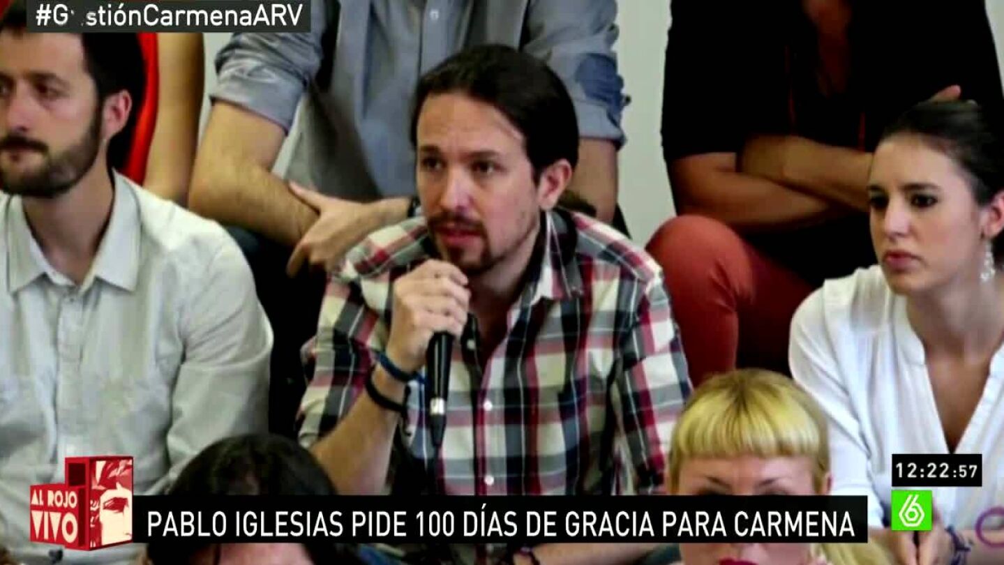 Pablo Iglesias habla en rueda de prensa