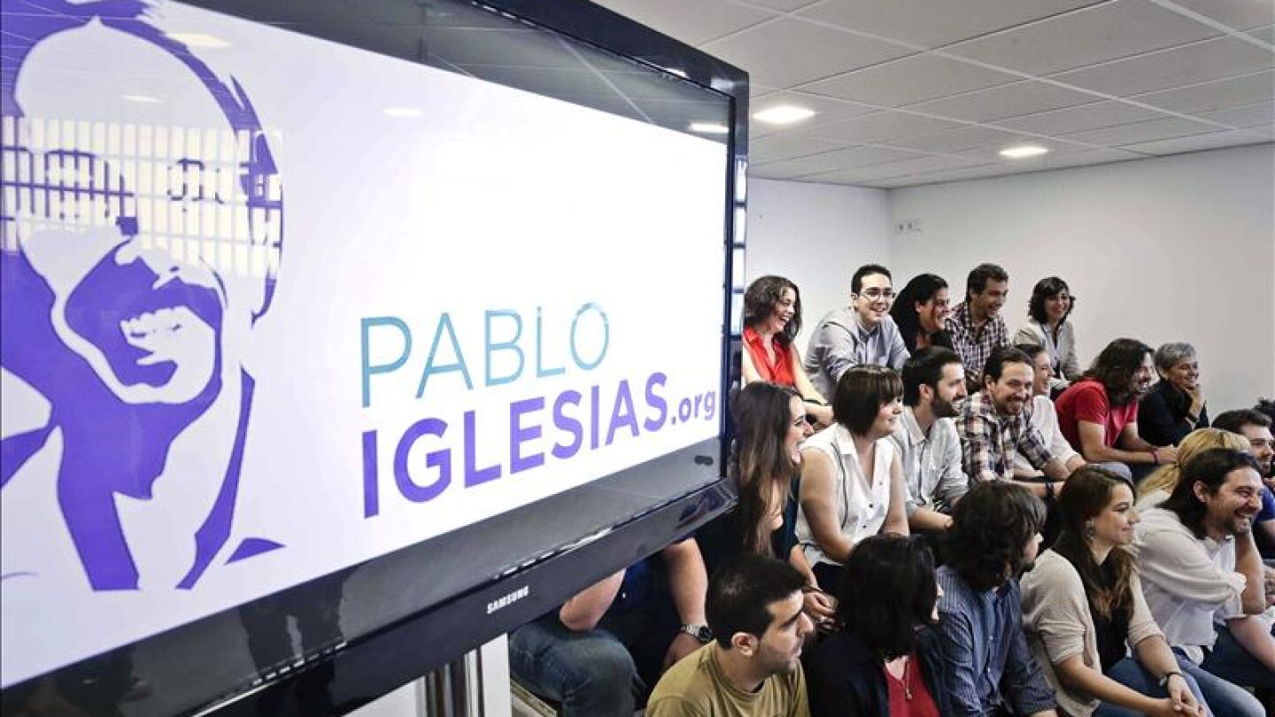 Pablo Iglesias, en la presentaci&oacute;n de la 'Ruta del Cambio'