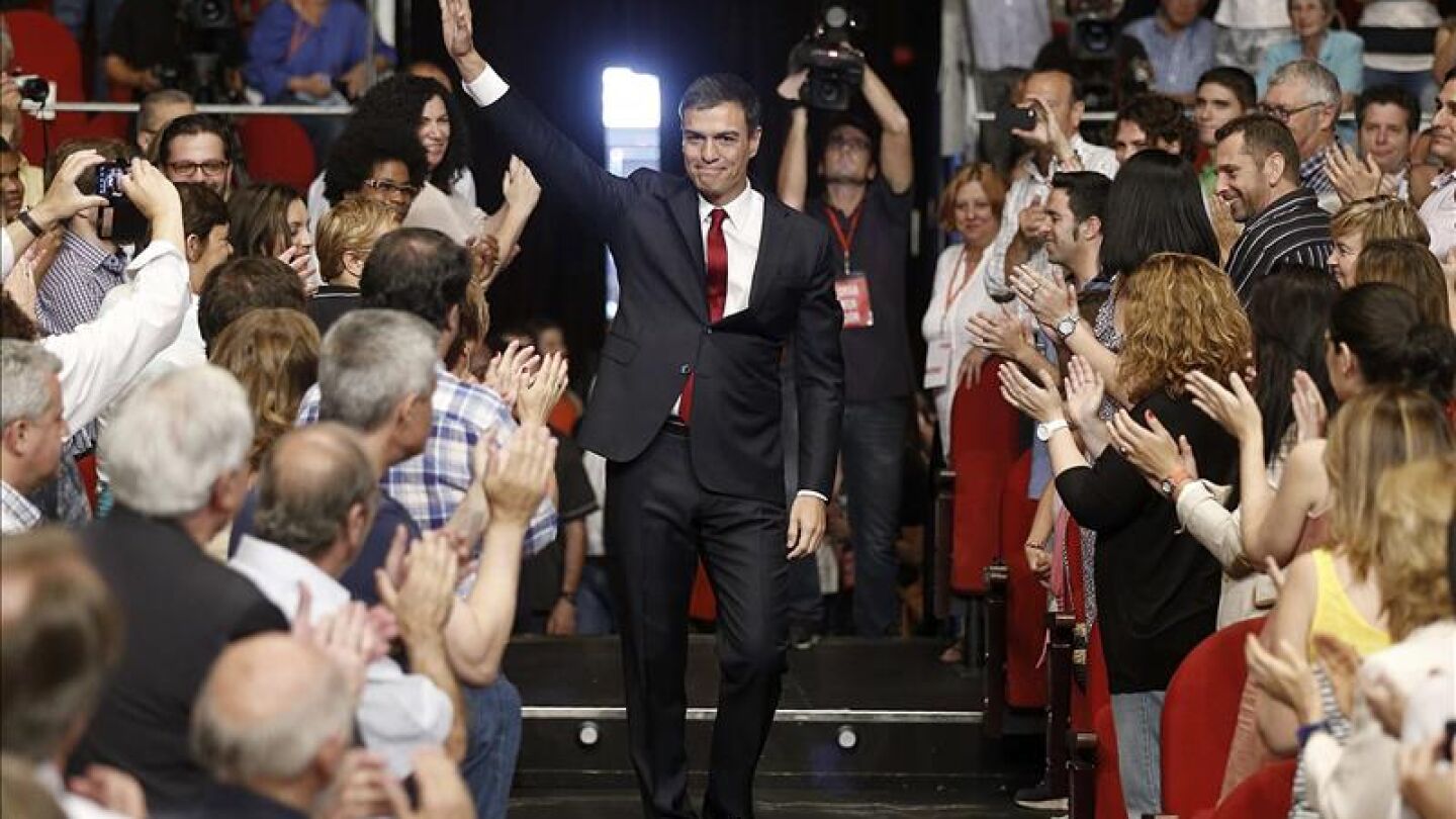 S&aacute;nchez promete liderar un "cambio seguro y valiente" que una a los espa&ntilde;oles