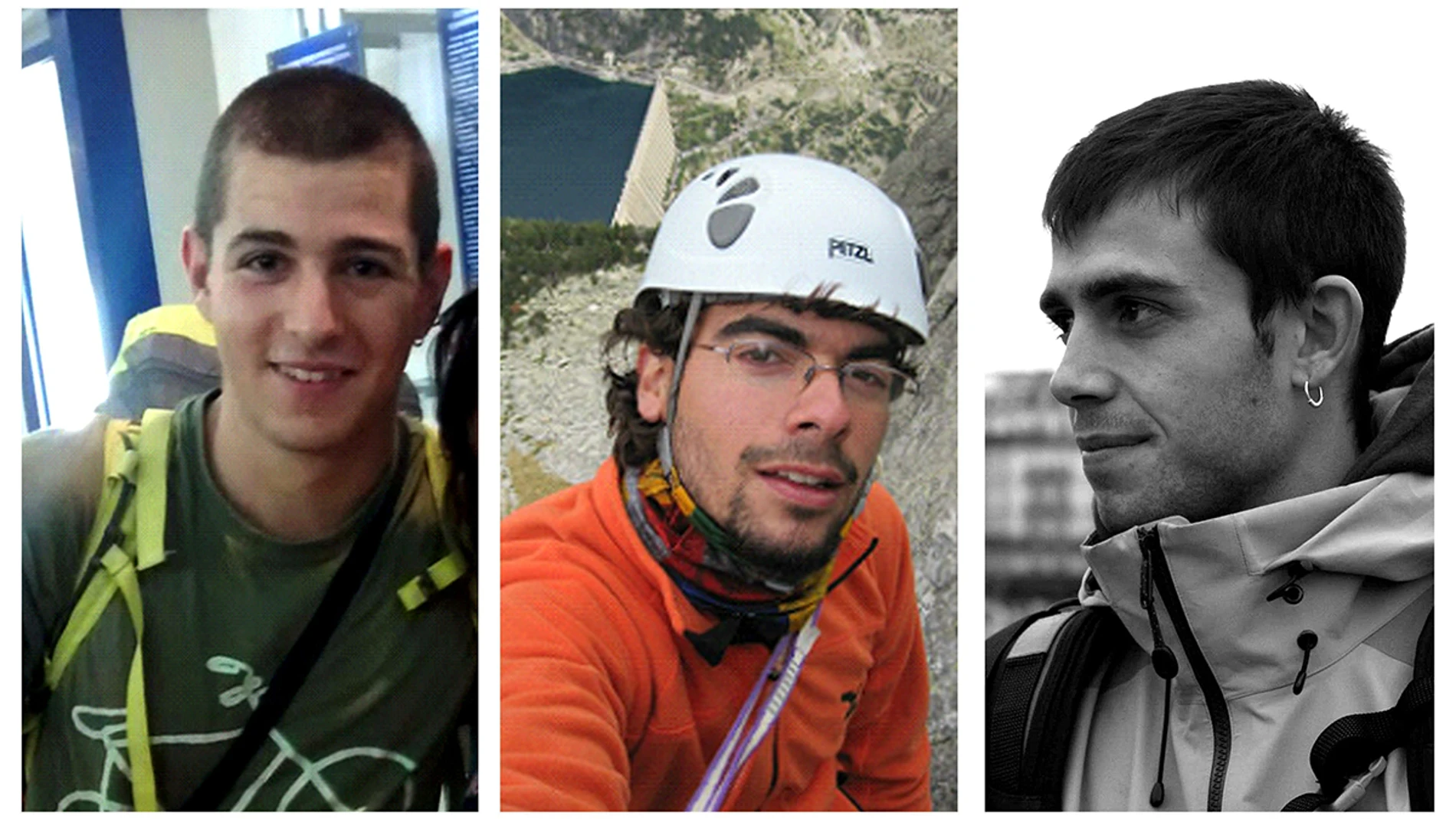 Los alpinistas fallecidos Pol Rodríguez, Alex Vicedo y Jos Cotrina