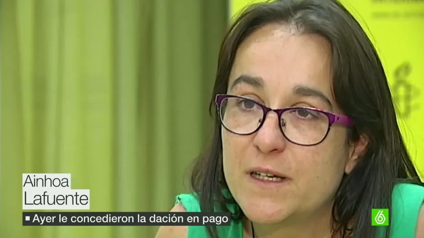 Ainhoa, afectada por un desahucio Ainhoa, afectada por un desahucio