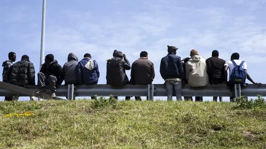 Inmigrantes en el Canal de la Mancha Inmigrantes en el Canal de la Mancha