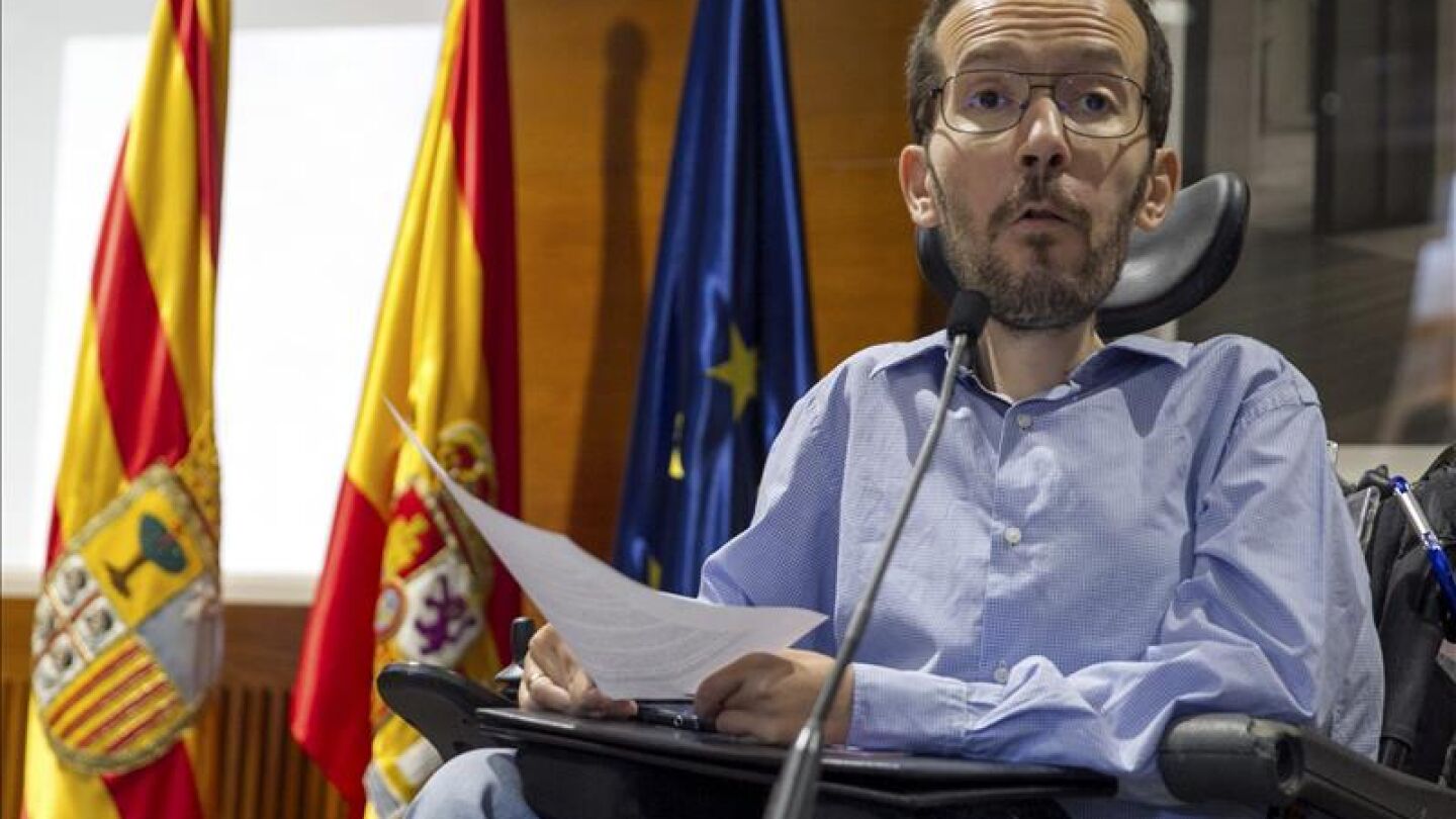  Echenique ha anunciado que apoyar&aacute; la investidura de Javier Lamb&aacute;n en Arag&oacute;n