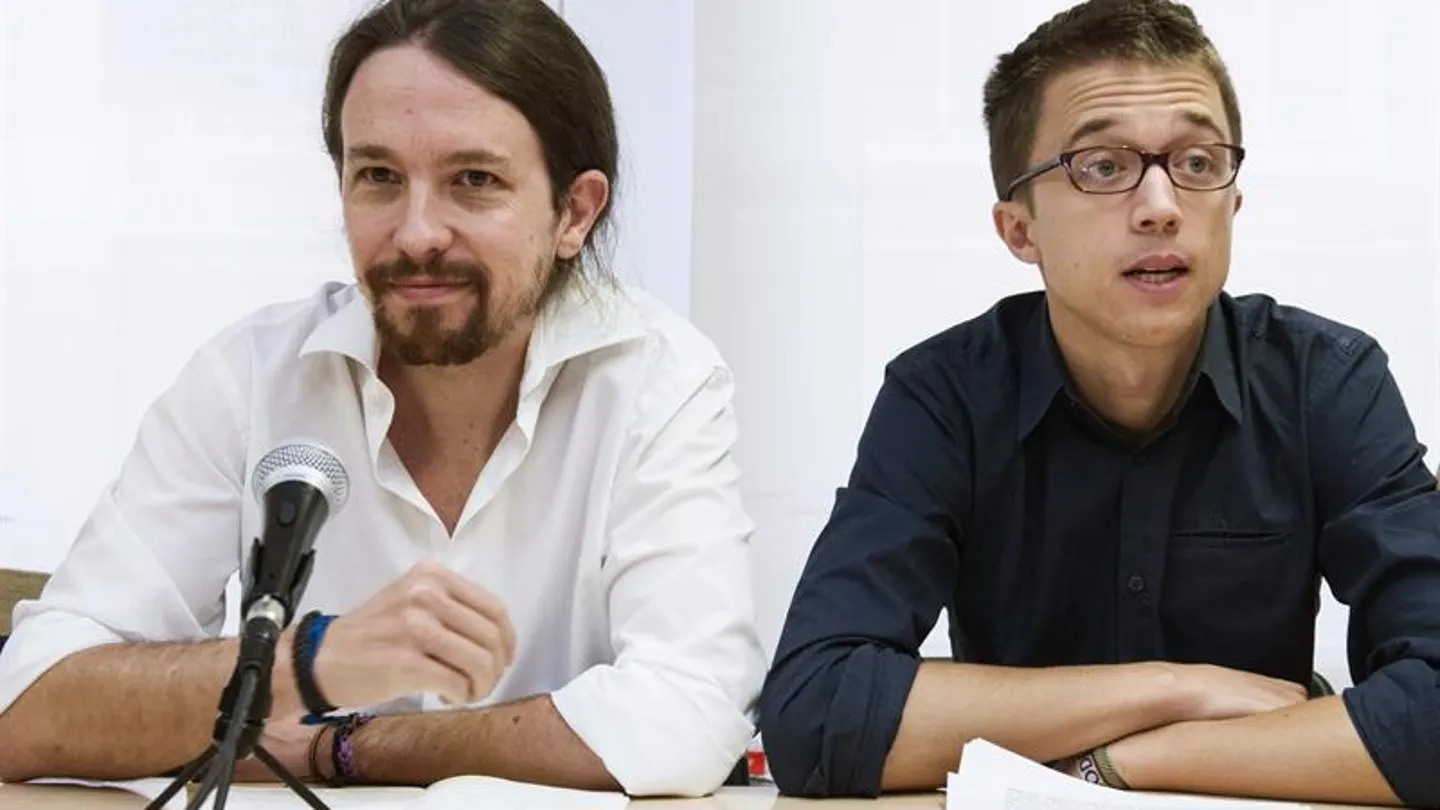El secretario general de Podemos, Pablo Iglesias, y el secretario político de Podemos, Íñigo Errejón. El secretario general de Podemos, Pablo Iglesias, y el secretario político de Podemos, Íñigo Errejón.