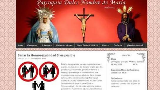 Entrada en la web de la parroquia 'Dulce Nombre de María' Entrada en la web de la parroquia 'Dulce Nombre de María'