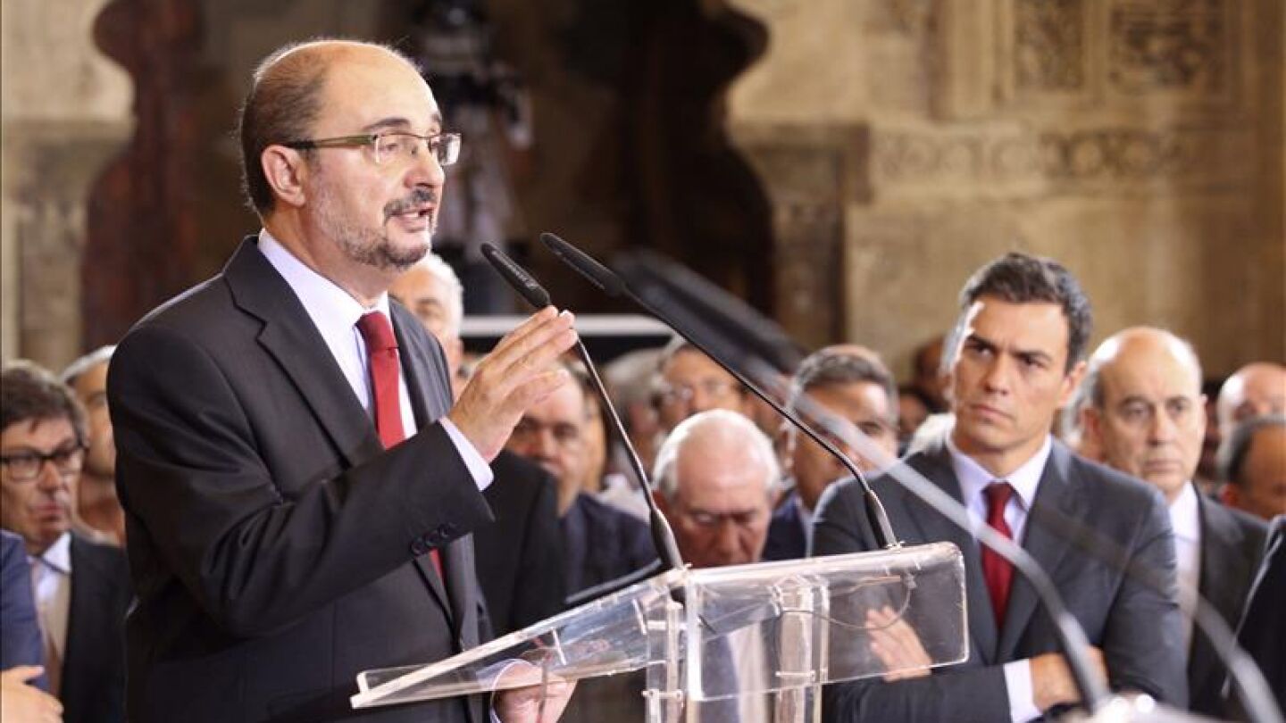 El nuevo presidente de Arag&oacute;n, el socialista Javier Lamb&aacute;n