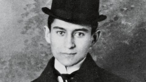 El escritor Franz Kafka