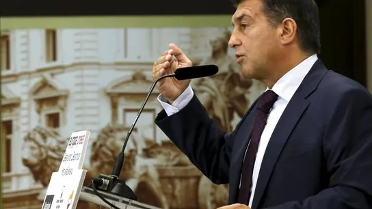 Joan Laporta, candidato a la presidencia del FC Barcelona Joan Laporta, candidato a la presidencia del FC Barcelona