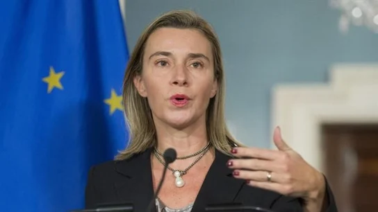 La responsable de la diplomacia europea, Federica Mogherini La responsable de la diplomacia europea, Federica Mogherini