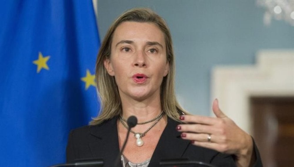 La responsable de la diplomacia europea, Federica Mogherini