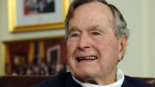 El expresidente de EEUU, George H. W. Bush El expresidente de EEUU, George H. W. Bush