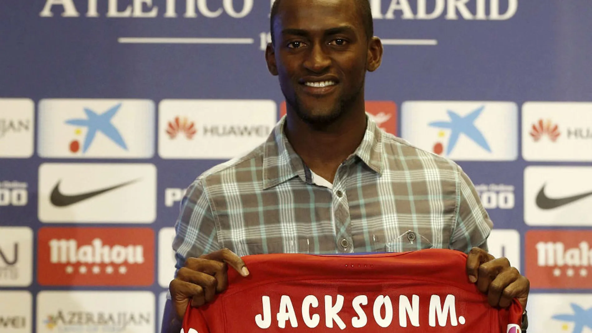 El delantero colombiano Jackson Martínez, nuevo jugador del Atlético de Madrid. 