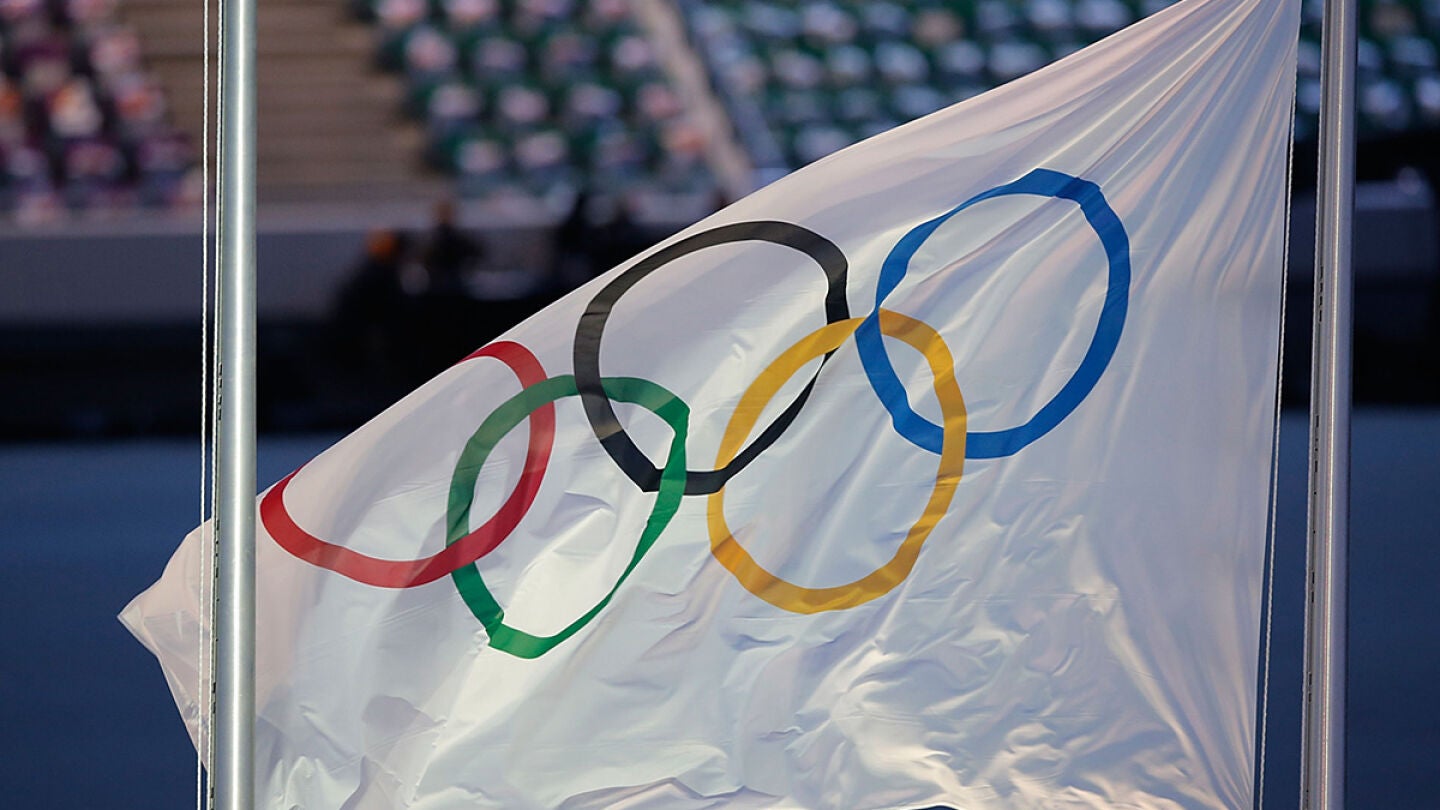 La bandera ol&iacute;mpica