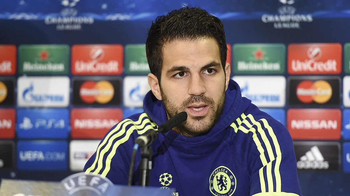 Cesc Fábregas, durante una rueda de prensa