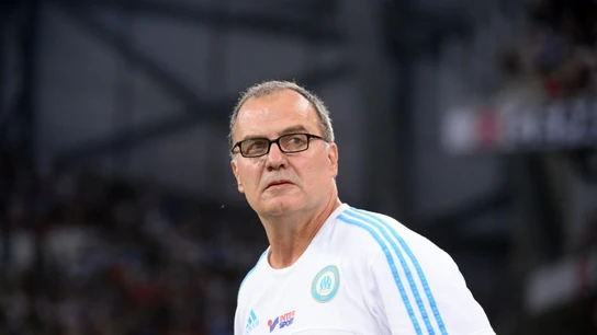 Marcelo Bielsa, en un partido del Olympique de Marsella Marcelo Bielsa, en un partido del Olympique de Marsella