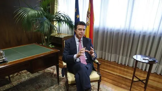 José Manuel Soria durante una entrevista José Manuel Soria durante una entrevista