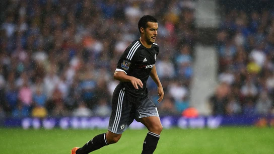 El delantero del Chelsea Pedro Rodríguez durante una jugada El delantero del Chelsea Pedro Rodríguez durante una jugada